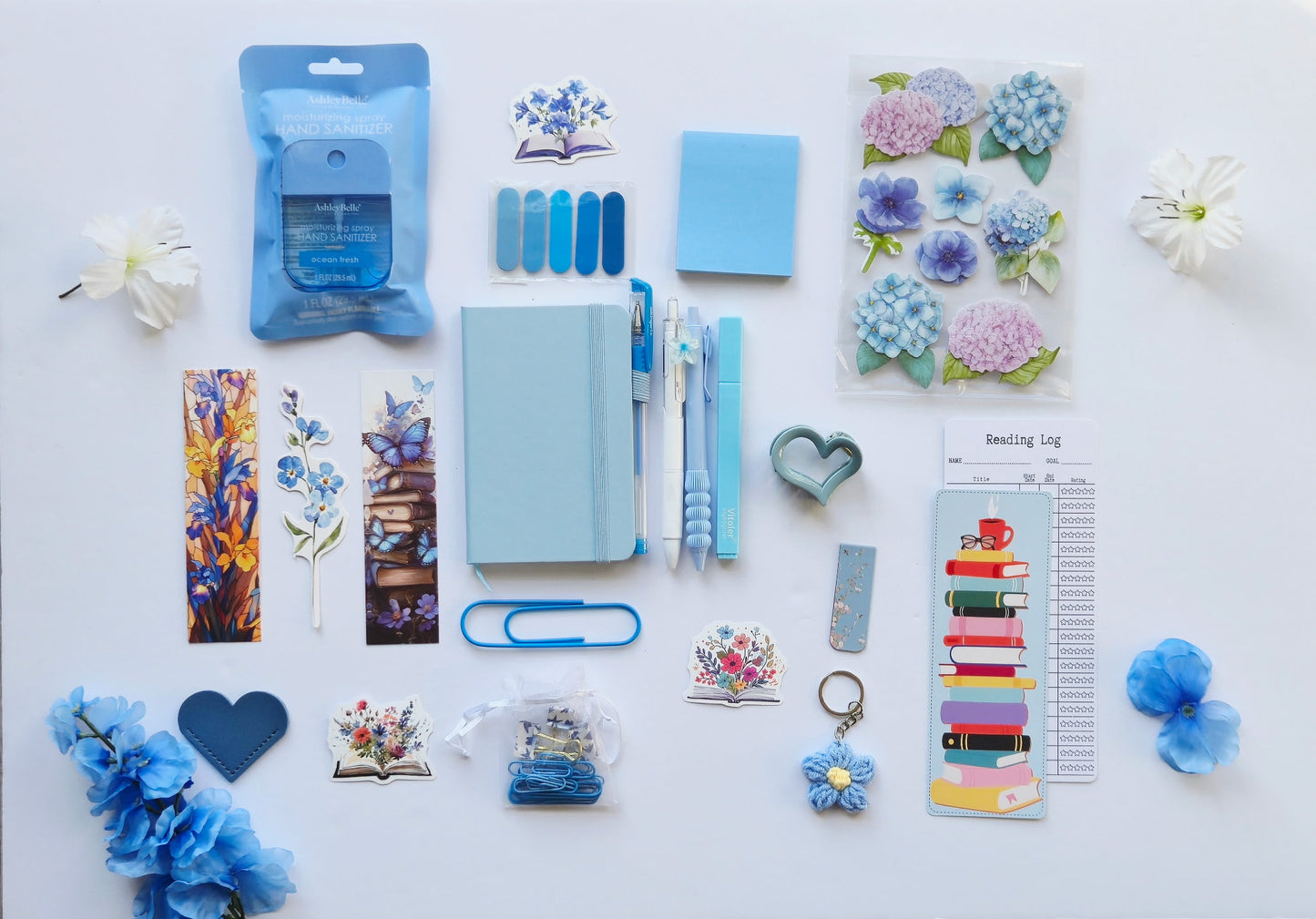 Spring Bookish Bundle Collection "Forget-me-not"